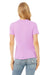 Bella + Canvas BC6400CVC/6400CVC Womens CVC Short Sleeve Crewneck T-Shirt Heather Prism Lilac Model Back