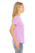 Bella + Canvas BC6400CVC/6400CVC Womens CVC Short Sleeve Crewneck T-Shirt Heather Prism Lilac Model Side