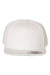 Yupoong Hats YP5089/5089M Mens Adjustable Hat White Flat Front