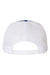 Yupoong Hats 6006/6006MC/6006W Mens Adjustable Trucker Hat Royal Blue/White Flat Back