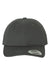 Yupoong Hats 6245CM Mens Classic Adjustable Dad Hat Dark Grey Flat Front