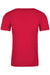 Next Level NL6410/6410 Mens Sueded Jersey Short Sleeve Crewneck T-Shirt Red Flat Back