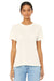 Bella + Canvas BC6413 Womens Short Sleeve Crewneck T-Shirt Natural Model Front
