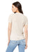 Bella + Canvas BC6413/6413 Womens Short Sleeve Crewneck T-Shirt Oatmeal Model Back