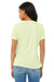 Bella + Canvas BC6413/6413 Womens Short Sleeve Crewneck T-Shirt Spring Green Model Back