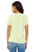 Bella + Canvas BC6413 Womens Short Sleeve Crewneck T-Shirt Spring Green Model Back