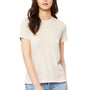 Bella + Canvas Womens Short Sleeve Crewneck T-Shirt - Oatmeal