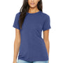 Bella + Canvas Womens Short Sleeve Crewneck T-Shirt - True Royal Blue