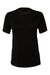 Bella + Canvas BC6413/6413 Womens Short Sleeve Crewneck T-Shirt Solid Black Flat Front