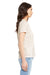 Bella + Canvas BC6413/6413 Womens Short Sleeve Crewneck T-Shirt Oatmeal Model Side