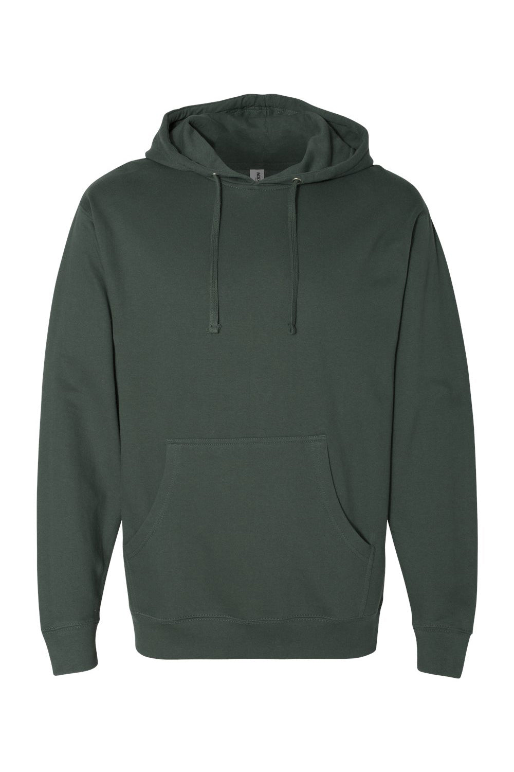 Independent Trading Co. SS4500 Mens Hooded Sweatshirt Hoodie Alpine Green Flat Front