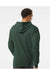 Independent Trading Co. SS4500 Mens Hooded Sweatshirt Hoodie Alpine Green Model Back