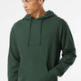 Independent Trading Company Mens Hooded Sweatshirt Hoodie w/ Pouch Pocket - Alpine Green