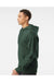 Independent Trading Co. SS4500 Mens Hooded Sweatshirt Hoodie Alpine Green Model Side