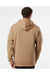 Independent Trading Co. SS4500 Mens Hooded Sweatshirt Hoodie Sandstone Brown Model Back