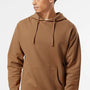 Independent Trading Company Mens Hooded Sweatshirt Hoodie w/ Pouch Pocket - Saddle Brown