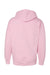 Independent Trading Company SS4500 Mens Hooded Sweatshirt Hoodie w/ Pouch Pocket Light Pink Flat Back