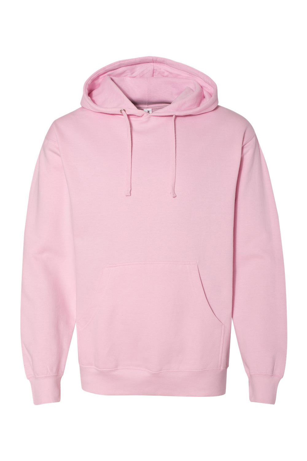 Independent Trading Co. SS4500 Mens Hooded Sweatshirt Hoodie Light Pink Flat Front
