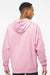 Independent Trading Company SS4500 Mens Hooded Sweatshirt Hoodie w/ Pouch Pocket Light Pink Model Back