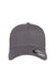 Flexfit Hats 6477 Mens Stretch Fit Hat Grey Flat Front