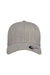 Flexfit Hats 6477 Mens Stretch Fit Hat Heather Grey Flat Front
