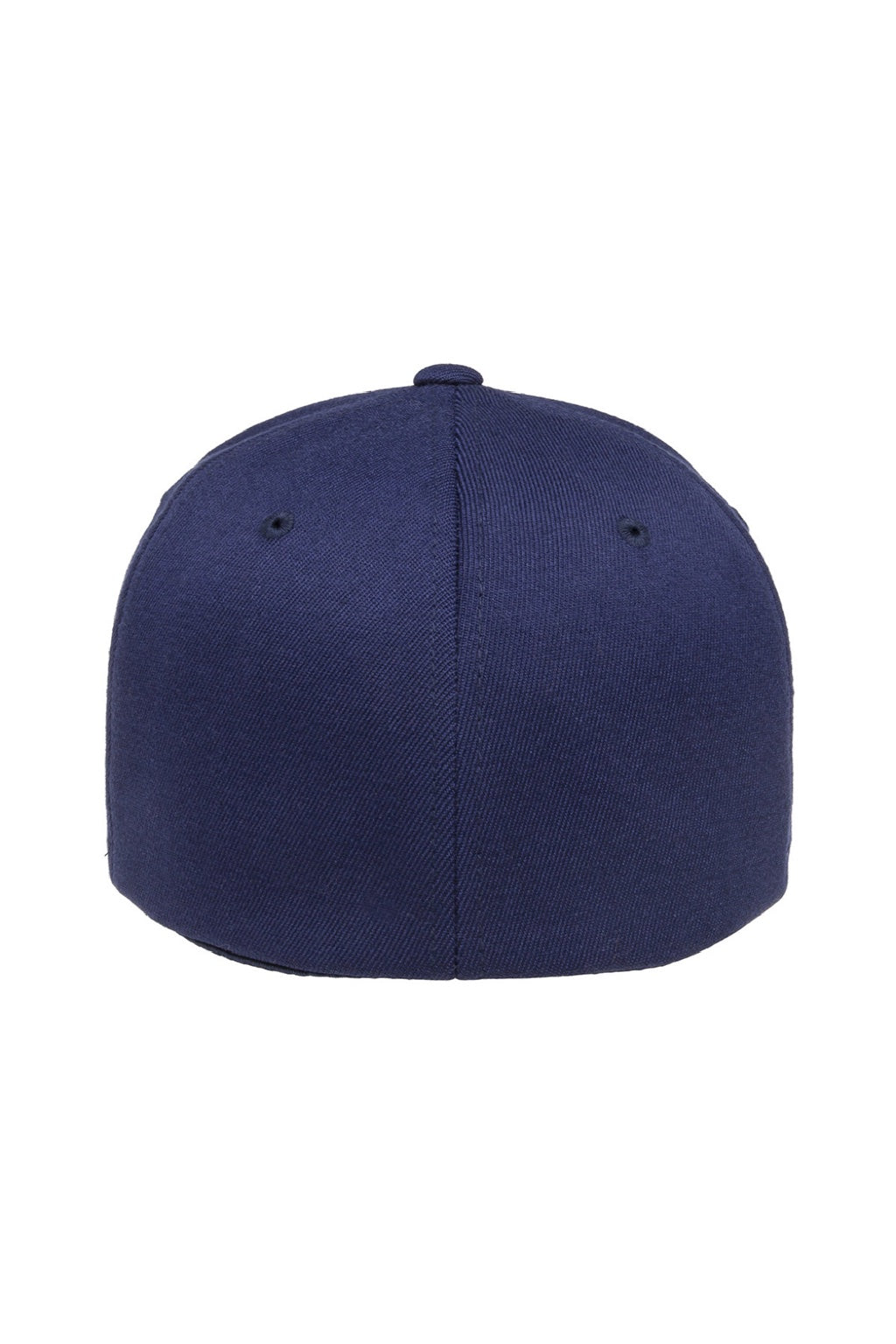Flexfit Hats 6477 Mens Stretch Fit Hat Navy Blue Flat Back