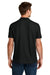 Gildan 64800 Mens Softstyle Pique Short Sleeve Polo Shirt Black Model Back