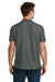 Gildan 64800 Mens Softstyle Pique Short Sleeve Polo Shirt Charcoal Grey Model Back