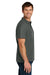 Gildan 64800 Mens Softstyle Pique Short Sleeve Polo Shirt Charcoal Grey Model Side