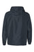 Independent Trading Co. EXP54LWZ Mens Full Zip Windbreaker Hooded Jacket Classic Navy Blue Flat Back