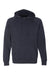 Independent Trading Company PRM33SBP Mens Special Blend Raglan Hooded Sweatshirt Hoodie w/ Pouch Pocket Classic Navy Blue Flat Front