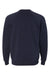 Independent Trading Co. PRM30SBC Mens Special Blend Crewneck Raglan Sweatshirt Classic Navy Blue Flat Back