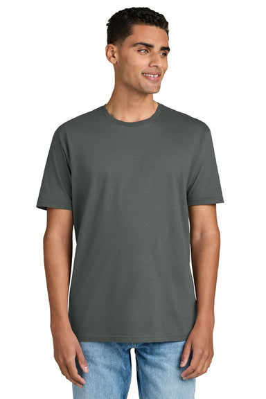 Gildan 64PLSMA Mens Softstyle Plasma Print Short Sleeve Crewneck T-Shirt Charcoal Grey Model Front