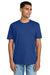 Gildan 64PLSMA Mens Softstyle Plasma Print Short Sleeve Crewneck T-Shirt Fan Deep Royal Blue Model Front