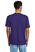 Gildan 64PLSMA Mens Softstyle Plasma Print Short Sleeve Crewneck T-Shirt Purple Model Back