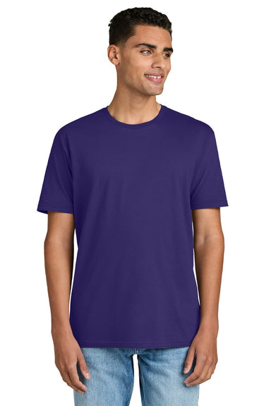 Gildan 64PLSMA Mens Softstyle Plasma Print Short Sleeve Crewneck T-Shirt Purple Model Front