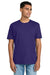 Gildan 64PLSMA Mens Softstyle Plasma Print Short Sleeve Crewneck T-Shirt Purple Model Front
