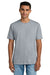 Gildan 64PLSMA Mens Softstyle Plasma Print Short Sleeve Crewneck T-Shirt Sport Grey Model Front