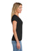 Gildan 64V00L Womens Softstyle Short Sleeve V-Neck T-Shirt Black Model Side