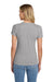 Gildan 64V00L Womens Softstyle Short Sleeve V-Neck T-Shirt Sport Grey Model Back