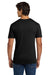 Gildan 64V00 Mens Softstyle Short Sleeve V-Neck T-Shirt Black Model Back