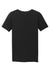 Gildan 64V00 Mens Softstyle Short Sleeve V-Neck T-Shirt Black Flat Back