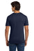 Gildan 64V00 Mens Softstyle Short Sleeve V-Neck T-Shirt Navy Blue Model Back
