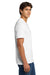 Gildan 64V00 Mens Softstyle Short Sleeve V-Neck T-Shirt White Model Side