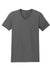 Gildan 64V00 Mens Softstyle Short Sleeve V-Neck T-Shirt Charcoal Grey Flat Front