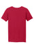Gildan 64V00 Mens Softstyle Short Sleeve V-Neck T-Shirt Cherry Red Flat Back