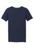Gildan 64V00 Mens Softstyle Short Sleeve V-Neck T-Shirt Navy Blue Flat Back