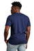 Russell Athletic 64STTM Mens Dri-Power Moisture Wicking Performance Short Sleeve Crewneck T-Shirt Navy Blue Model Back