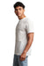 Russell Athletic 64STTM Mens Dri-Power Moisture Wicking Performance Short Sleeve Crewneck T-Shirt White Model Side