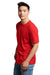 Russell Athletic 64STTM Mens Dri-Power Moisture Wicking Performance Short Sleeve Crewneck T-Shirt True Red Model Side
